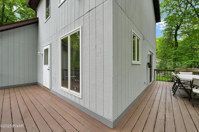 380 Falling Waters Blvd, Lackawaxen, PA 18435 - view of wooden deck