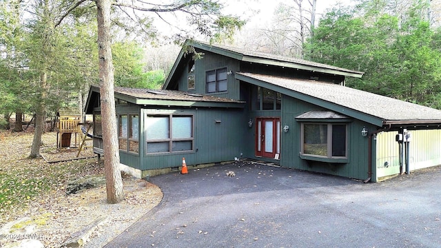 view of front of home