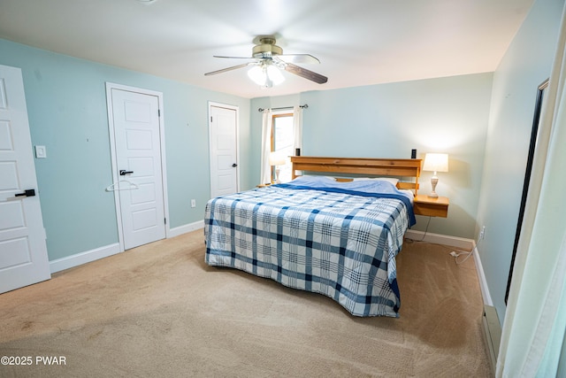 28 Woodcrest Ln, Lake Ariel, PA 18436 - carpeted bedroom with baseboards and ceiling fan