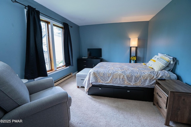28 Woodcrest Ln, Lake Ariel, PA 18436 - carpeted bedroom with a baseboard heating unit