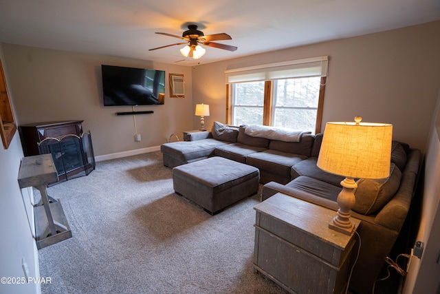 28 Woodcrest Ln, Lake Ariel, PA 18436 - living area featuring carpet flooring and ceiling fan