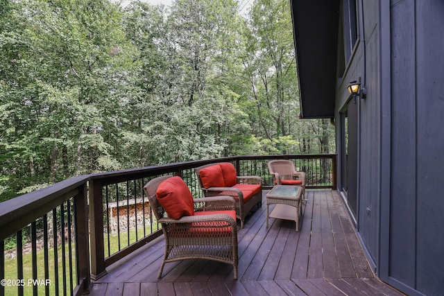 1706 Windemere Ct, Lake Ariel, PA 18436 - wooden deck featuring an outdoor hangout area