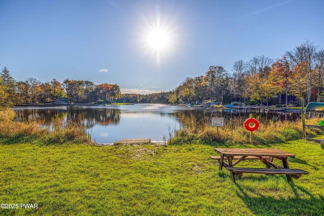 1706 Windemere Ct, Lake Ariel, PA 18436 - water view with a forest