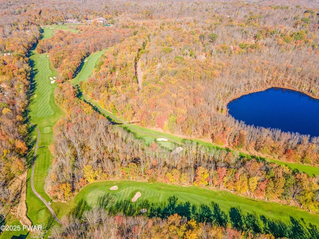 1706 Windemere Ct, Lake Ariel, PA 18436 - aerial view of a large body of water and a local golf course