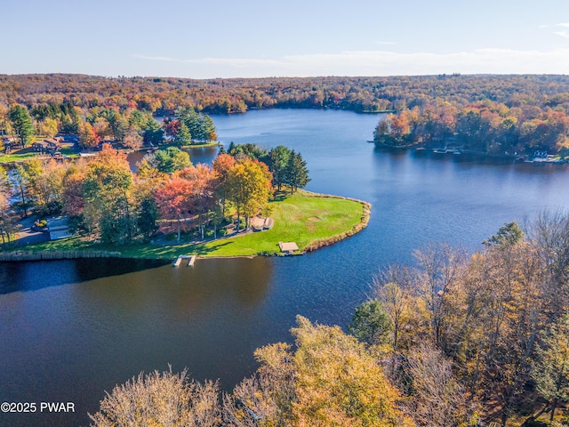 1706 Windemere Ct, Lake Ariel, PA 18436 - aerial view of a nearby body of water