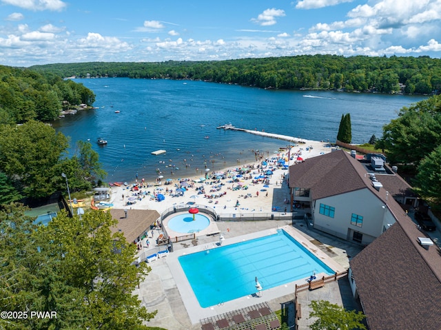 1706 Windemere Ct, Lake Ariel, PA 18436 - drone / aerial view of a large body of water