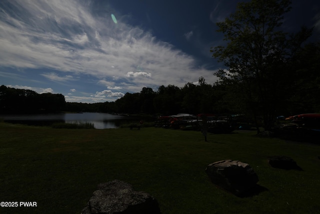 1706 Windemere Ct, Lake Ariel, PA 18436 - water view featuring a heavily wooded area