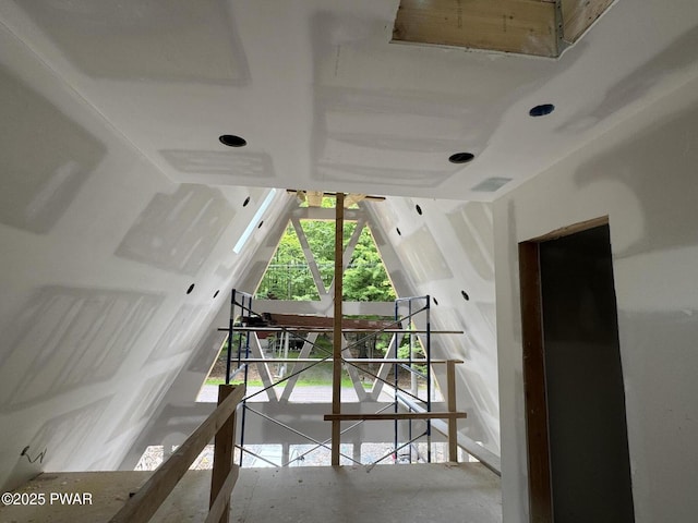 19 Cherokee Ct Lot 4168, Lake Ariel, PA 18436 - stairs featuring lofted ceiling