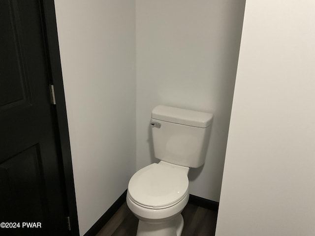 bathroom featuring toilet