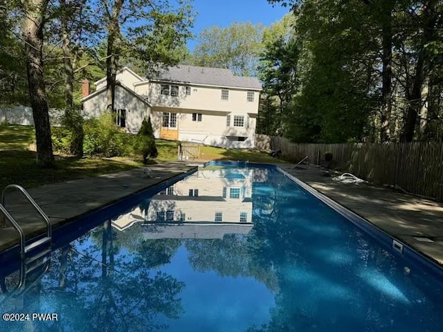 view of pool