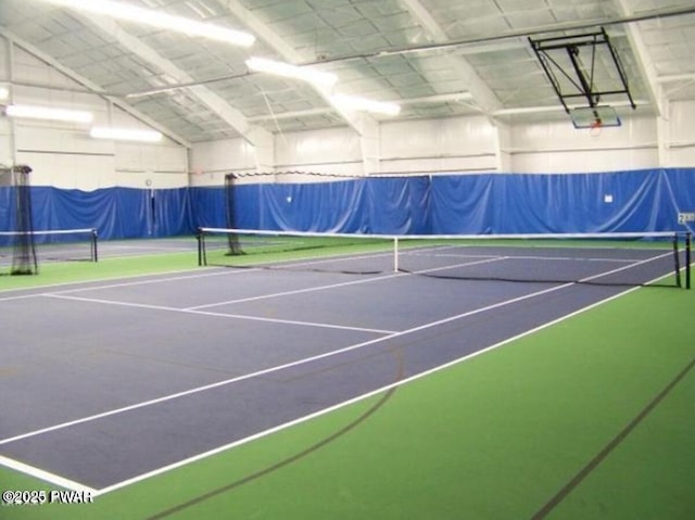 view of tennis court