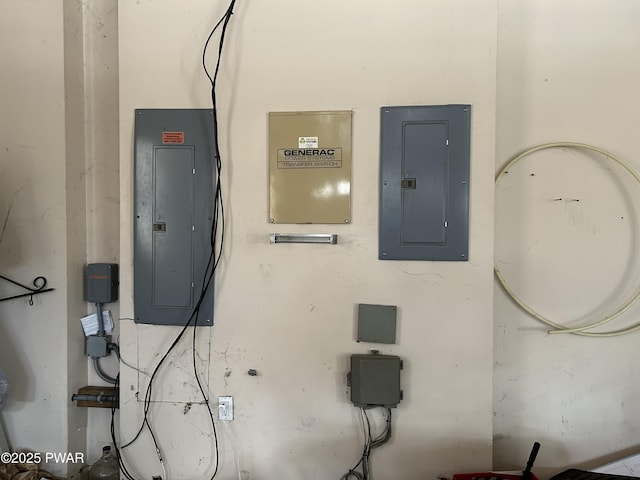 utility room with electric panel