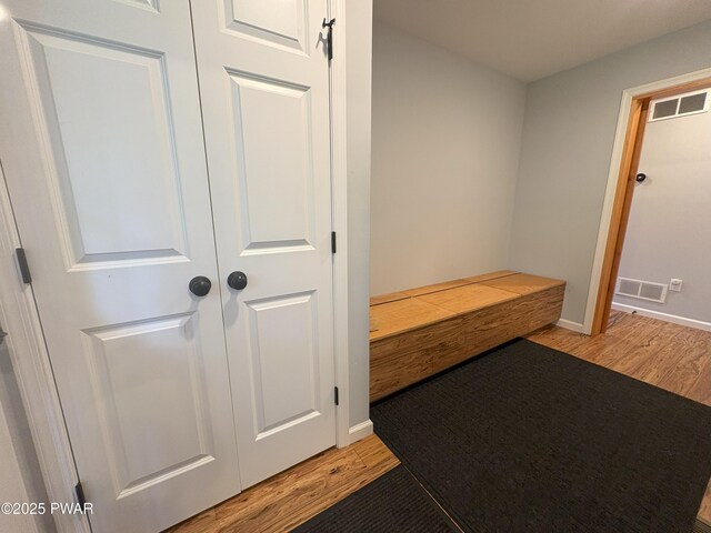1006 Redlawn Ln, Lake Ariel, PA 18436 - mudroom with light wood finished floors and baseboards