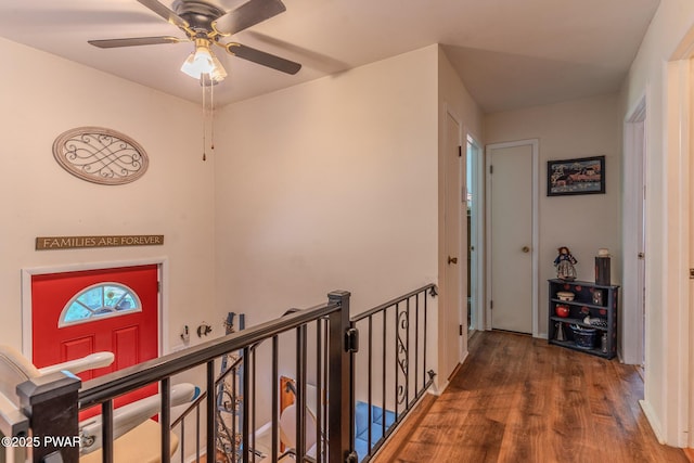 53 Windsor Rd, Hawley, PA 18428 - corridor featuring wood finished floors