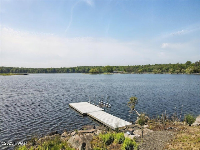 1057 K Ln, Gouldsboro, PA 18424 - dock area featuring a water view
