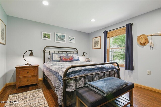 1057 K Ln, Gouldsboro, PA 18424 - bedroom with wood finished floors, recessed lighting, and baseboards