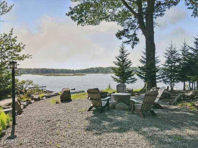 1057 K Ln, Gouldsboro, PA 18424 - view of yard with a water view