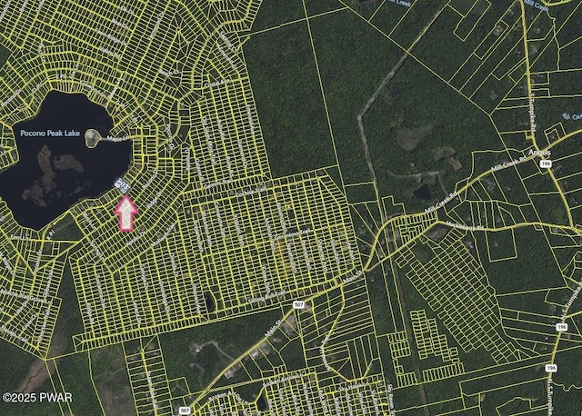1057 K Ln, Gouldsboro, PA 18424 - aerial view of property's location