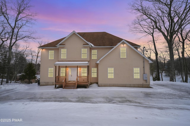 view of front of home