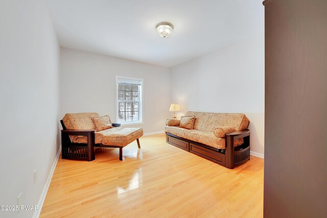 129 Lakewood Dr, Dingmans Ferry, PA 18328 - living area featuring light wood-style floors