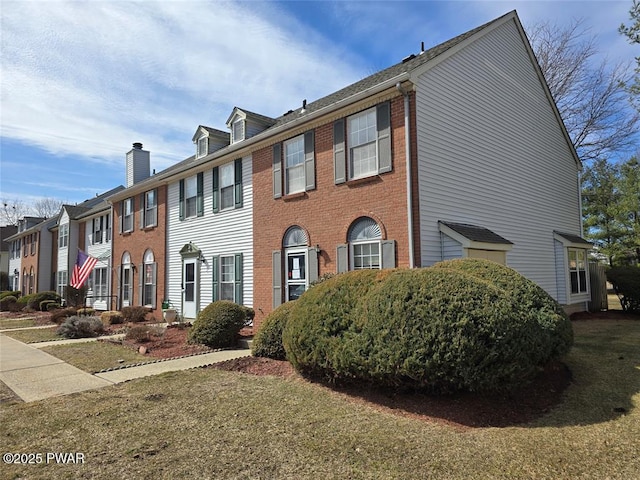 29 Burnett Way, Washingtonville, NY 10992 - view of front facade with brick siding