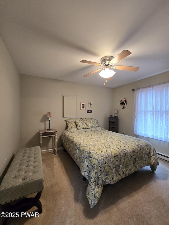 127 Maxatawny Dr, Pocono Lake, PA 18347 - bedroom with carpet floors and a ceiling fan