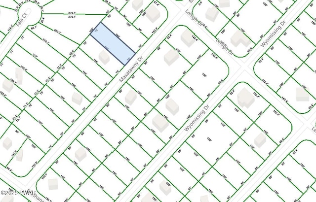 127 Maxatawny Dr, Pocono Lake, PA 18347 - map of parcels