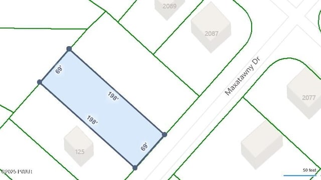 127 Maxatawny Dr, Pocono Lake, PA 18347 - map of parcels