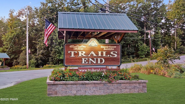 150 Shohola Pkwy N, Shohola, PA 18458 - community sign with a lawn