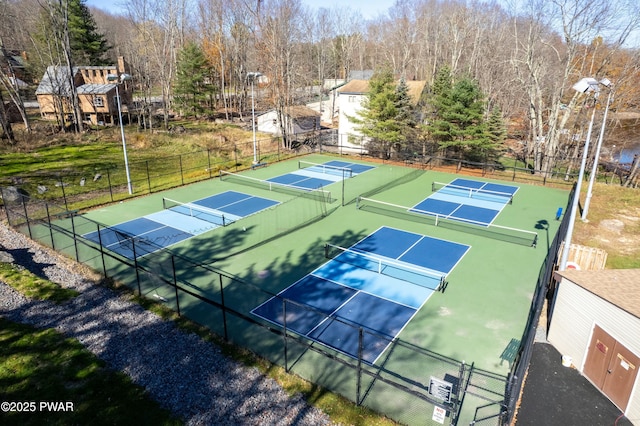 view of sport court