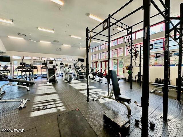 view of exercise room