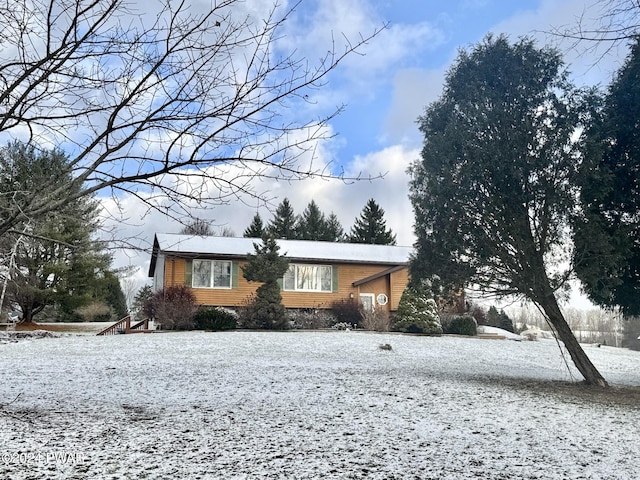 view of ranch-style house