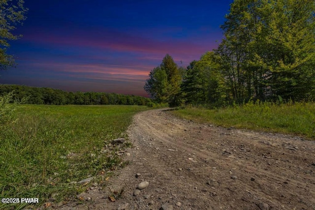 view of road