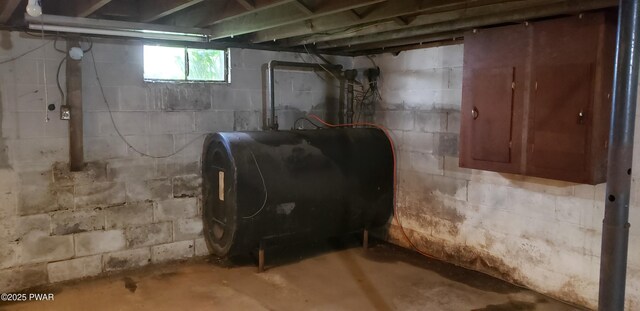 3307 Creamton Dr, Preston Park, PA 18455 - below grade area with oil tank