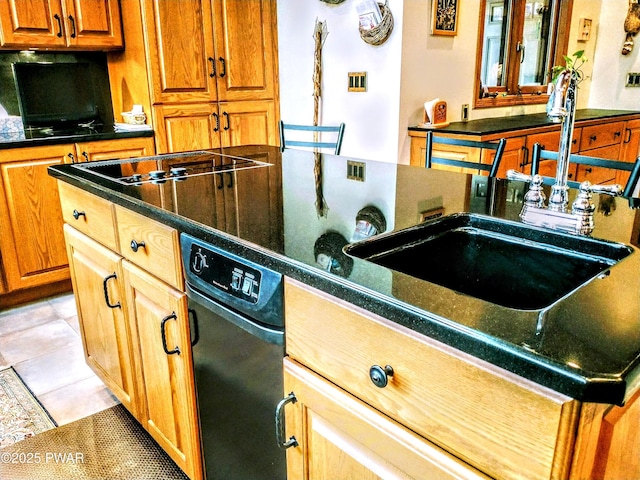 130 Willow Dr, Lords Valley, PA 18428 - kitchen featuring black electric cooktop