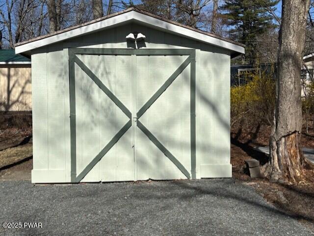 133 Arrowood Dr, Dingmans Ferry, PA 18328 - view of shed