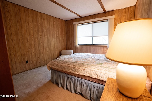 16 Par Ct, Lake Ariel, PA 18436 - carpeted bedroom featuring wood walls