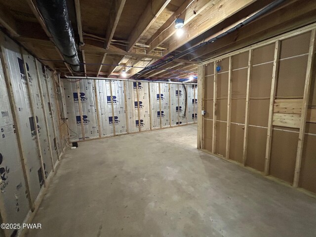 104 Maple Park Dr, Shohola, PA 18458 - view of unfinished below grade area