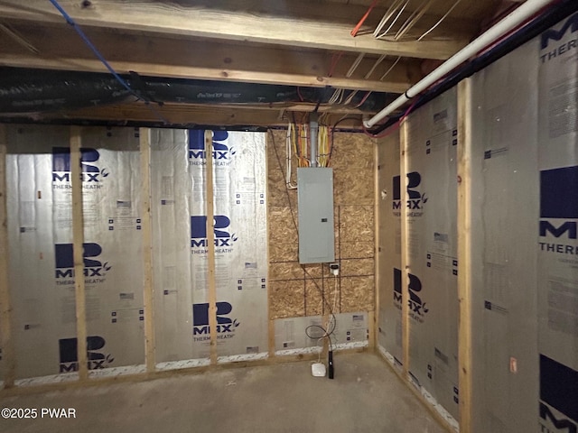 104 Maple Park Dr, Shohola, PA 18458 - unfinished basement featuring electric panel