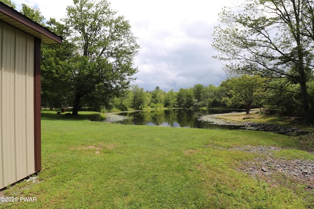 44 Purdytown Tpke, Lake Ariel, PA 18436 - view of green lawn with a water view