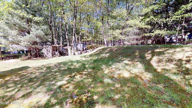 216 Westfall Dr, Dingmans Ferry, PA 18328 - view of grassy yard
