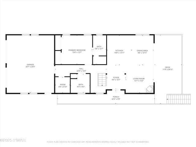 111 Riverbend Ln, Beach Lake, PA 18405 - view of layout