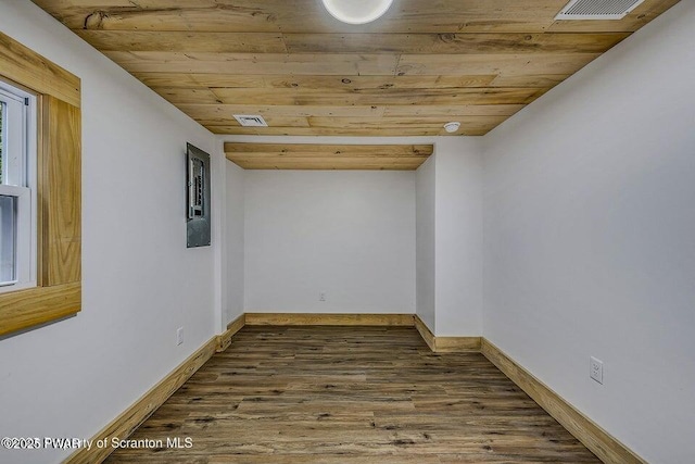 28 Holland Rd, Hawley, PA 18428 - unfurnished room featuring wooden ceiling and wood finished floors