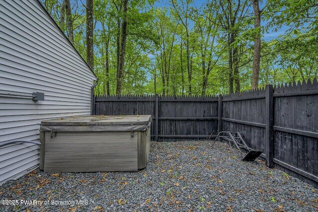28 Holland Rd, Hawley, PA 18428 - view of yard featuring a hot tub