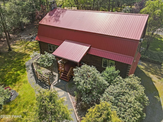 128 Timber Ln, Tafton, PA 18464 - aerial view of property and surrounding area