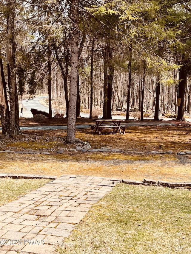 677 W Chipmunk Rd, Bushkill, PA 18324 - wooden deck with outdoor dining area