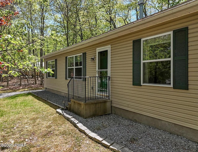 view of side of property