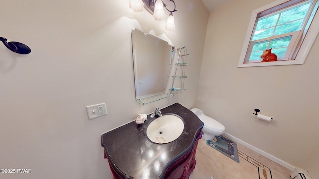 109 Lake Dr, Dingmans Ferry, PA 18328 - bathroom featuring toilet and vanity