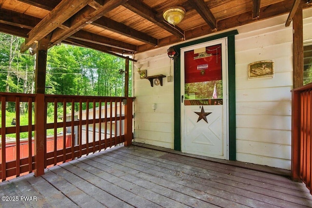36 Rolling Acres Rd, Lake Ariel, PA 18436 - view of wooden deck