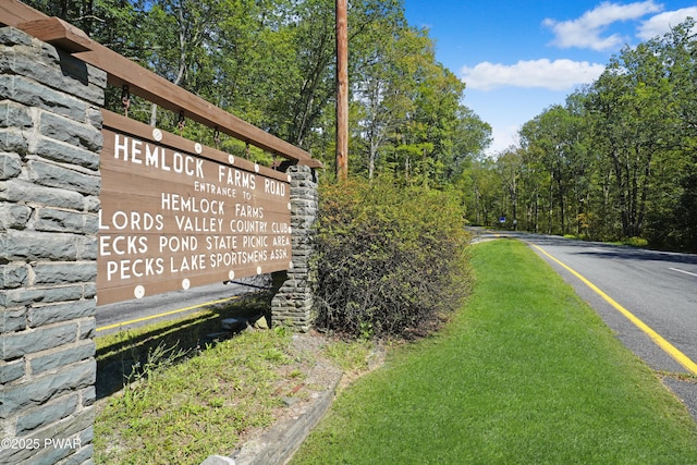 111 Blueridge Ln, Lords Valley, PA 18428 - view of asphalt road